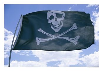 thepirateflagknownasthejollyroger-or-skull-and-cro